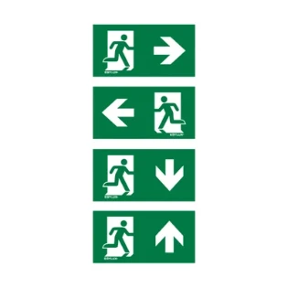 Esylux - Pictogram noodverlichting - SLX 24 High Cover pictoset 1 (res.) EN10077142 182012