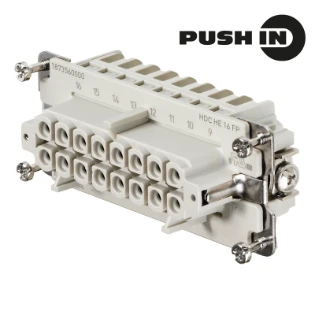 Weidmüller - Contactblok voor rechthoekige connector - HDC HE 16 FP 1873560000 18207271