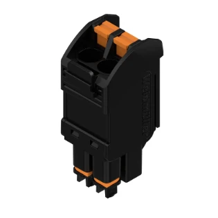 Weidmüller - Kabelconnector voor printplaatconnector - BHF 5.00/02/180LH BK/BK 1497740000 18213074