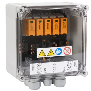 Weidmüller - Fotovoltaische DC Stringbox - PVN DC 2I 1O 2MPP SPD2R CG 11 2866330000 18223259