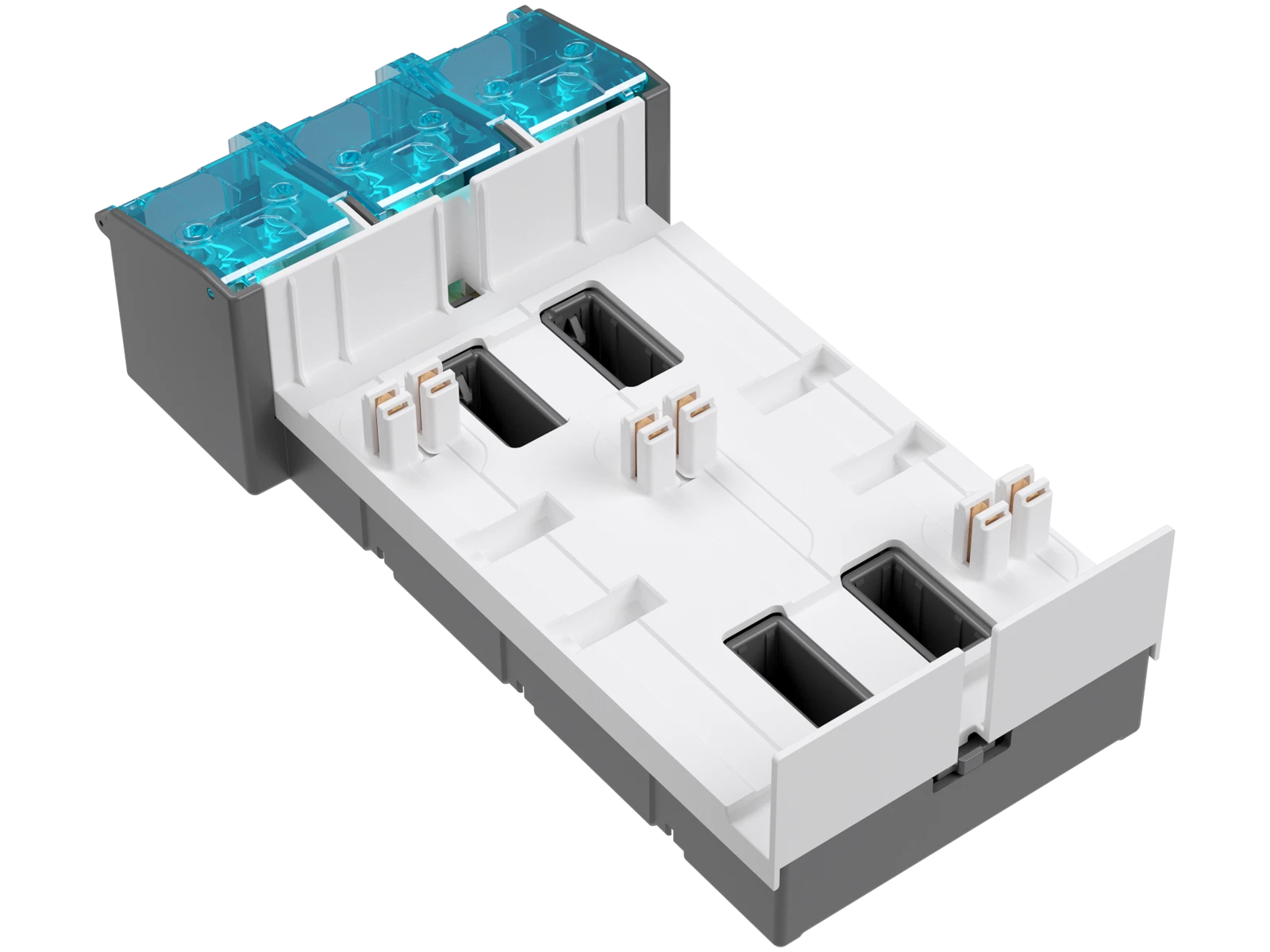 Wöhner Aansluitklem stroomrail 01595 01595 18228870