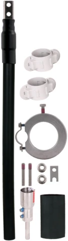 Dehn Ronde geleider voor bliksemafleiding (beveiliging) HVI P RAV 90 27 L6M SW 819165 18232504