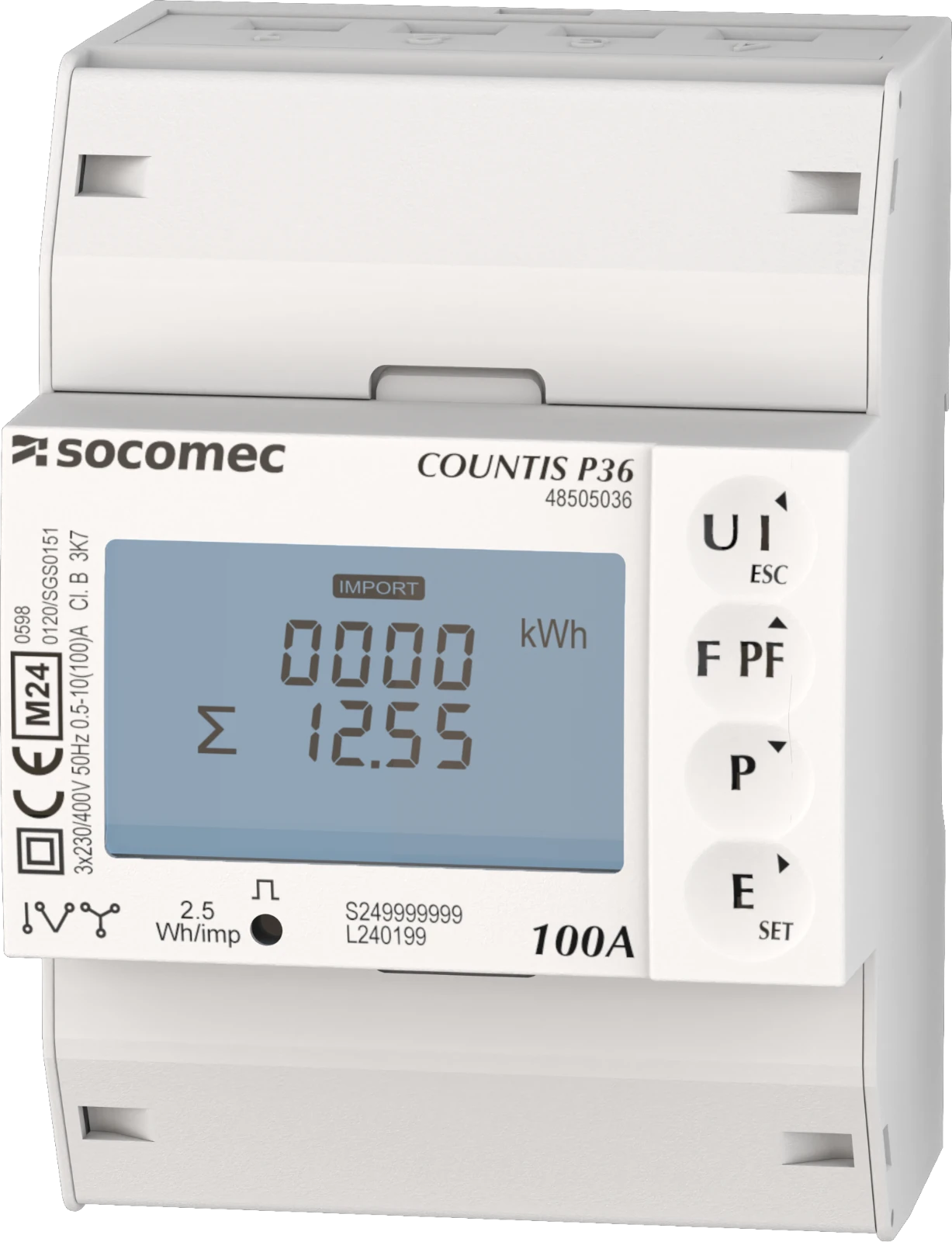Socomec Elektriciteitsmeter 48505036 48505036 18240807
