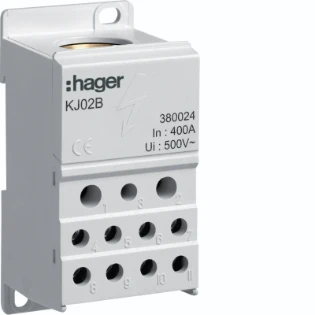 Hager - Inbouwunit met verdeelklemmen - KJ02B KJ02B 18271246