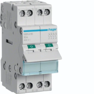 Hager - Inbouwschakelaar modulair - SBN416 SBN416 18273520