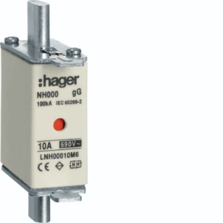 Hager - Smeltpatroon (mes) - LNH00010M6 LNH00010M6 18275246