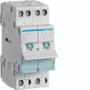 Hager - Inbouwschakelaar modulair - SFL225 SFL225 18275663