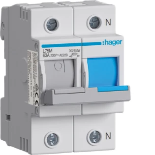 Hager - D0-zekering patroonlastscheider - L75M L75M 18276050