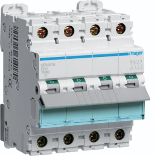 Hager - Installatieautomaat - NBN616 NBN616 18276494