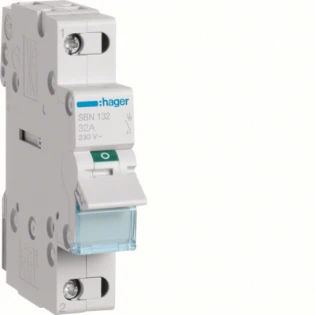 Hager - Inbouwschakelaar modulair - SBN132 SBN132 18276892