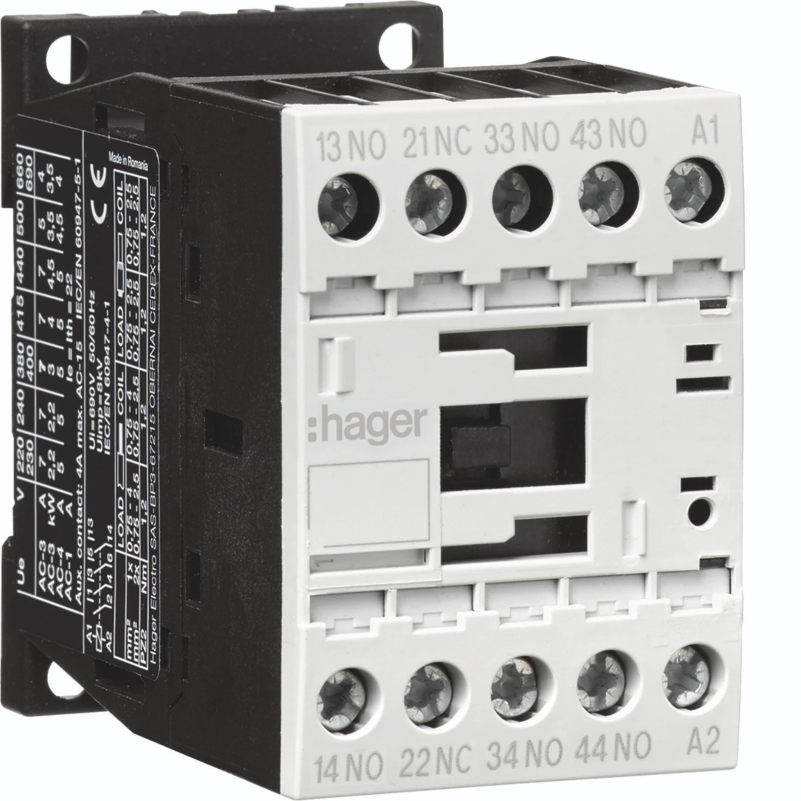 Hager Hulpcontact, relais EVR00431D EVR00431D 18277190