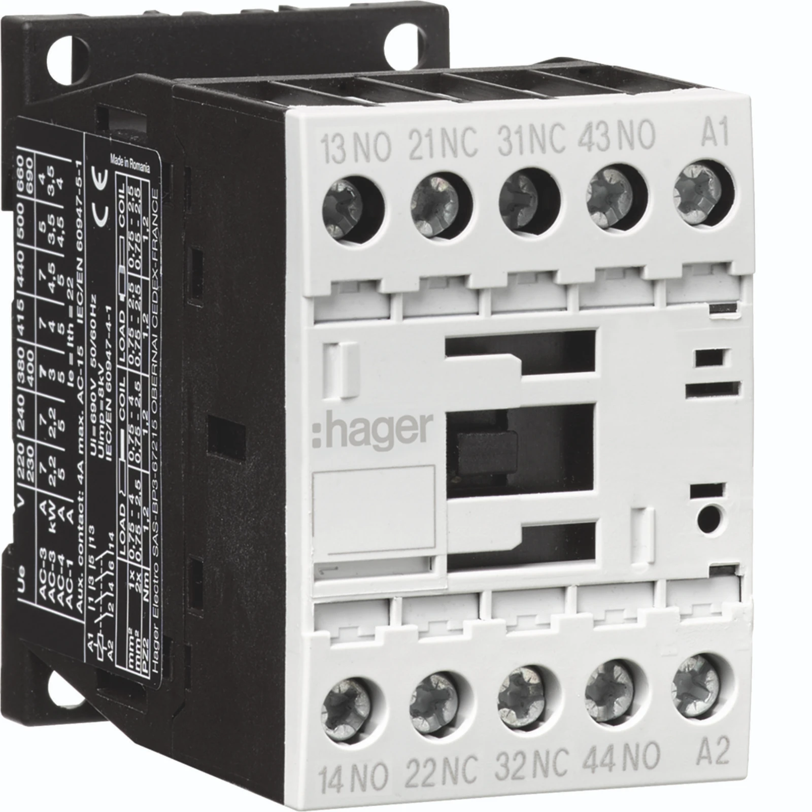 Hager Hulpcontact, relais EVR00422C EVR00422C 18277899