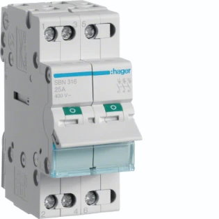Hager - Inbouwschakelaar modulair - SBN316 SBN316 18278868