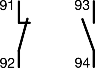 Hager - Hulpcontactblok - MZ202 MZ202 18279185