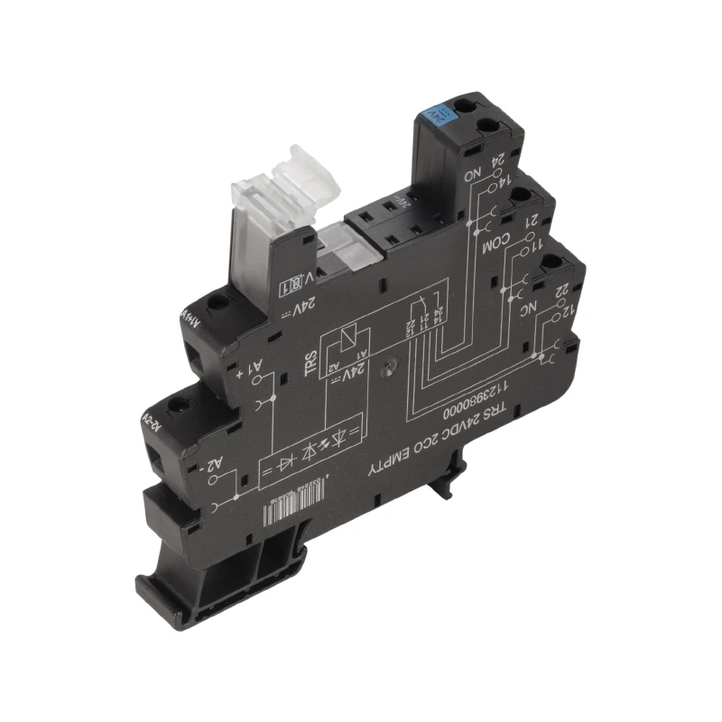Weidmüller Relaisvoet TRS 24VDC 2CO EMPTY 1123980000 183675