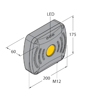 Turck - RFID-lezer - TN865-Q175L200-H1147 7030452 18579674