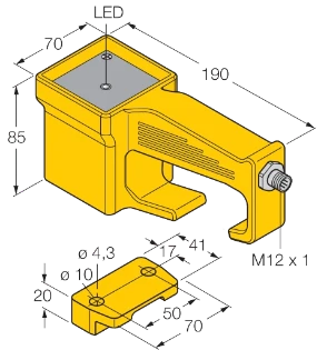 Turck - RFID-lezer - HT-IDENT-H1147 7030236 18579798