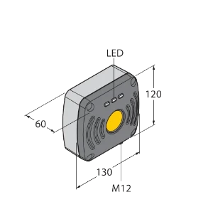 Turck - RFID-lezer - TN865-Q120L130-H1147 7030520 18580009
