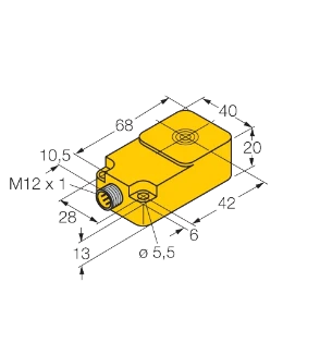 Turck - Inductieve afstandssensor - BI15-Q20-LIU-H1141 1534601 18580203