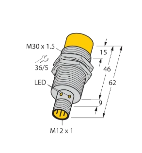 Turck - RFID-lezer - TN-M30-H1147 7030004 18580725