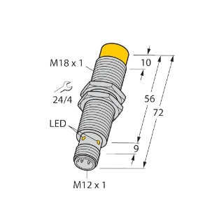 Turck - RFID-lezer - TN-M18-H1147 7030002 18580812