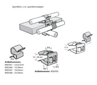 JMV - Bevestigingsklem - PC4 30 52023004 18675657