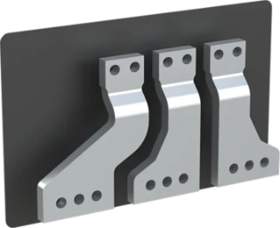 ABB - Aansluitvlag/Fasespreider - Kit ES E1.2-XT7-XT7M F 3pcs 1SDA073979R1 18768915