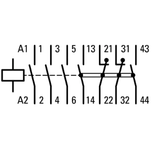 Eaton - Magneetschakelaar - DILMS40-22(110V50HZ,120V60HZ) 191707 18880225