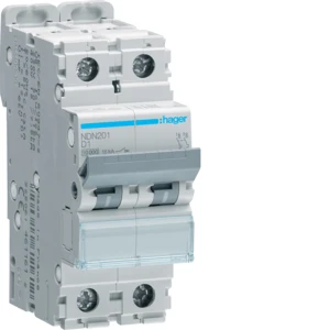Hager - Installatieautomaat - NDN201 NDN201 2181281