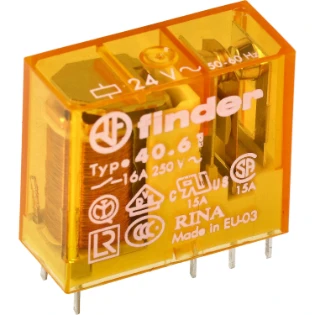 Finder - Schakelrelais - 40.61.8.024.1000 40.61.8.024.1000 2208586
