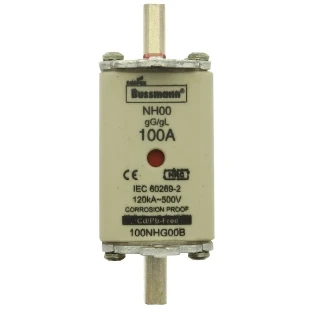 Eaton - Smeltpatroon (mes) - FUSE NH 00 gG 100A 500V D.I. 100NHG00B 2228012