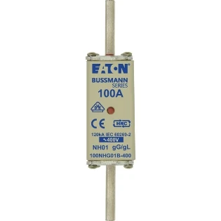Eaton - Smeltpatroon (mes) - NH FUSE 100A 400V GG/GL SIZE 01 100NHG01B-400 2228027