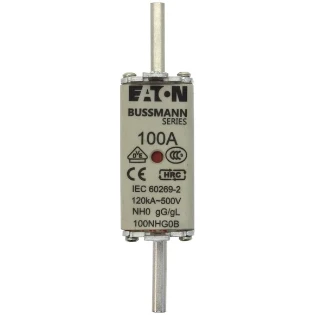 Eaton - Smeltpatroon (mes) - NH FUSE 100A 500V GG/GL SIZE 0 100NHG0B 2228042