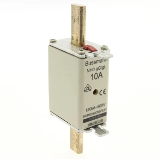Eaton - Smeltpatroon (mes) - NH FUSE 10A 500V GG/GL SIZE 0 10NHG0B 2228287