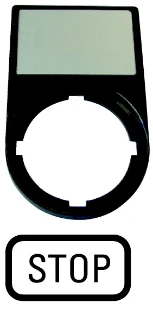 Eaton - Tekstschilddrager drukknop/signaallamp - M22S-ST-GB0 216494 2230284