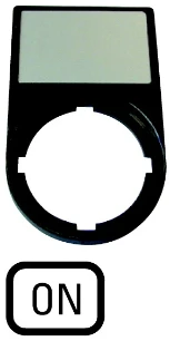 Eaton - Tekstschilddrager drukknop/signaallamp - M22S-ST-GB6 216496 2230286