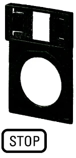 Eaton - Tekstschild voor drukknop/signaallamp - Q25TS-110 046190 2230495