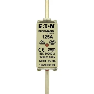 Eaton - Smeltpatroon (mes) - NH FUSE 125A 500V GG/GL SIZE 01 125NHG01B 2231288
