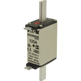 Eaton - Smeltpatroon (mes) - NH FUSE 125A 500V GL/GG SIZE 01 125NHG01BI 2231298