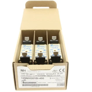 Eaton - Smeltpatroon (mes) - NH FUSE 125A 500V GL/GG SIZE 01 125NHG01BI 2231300