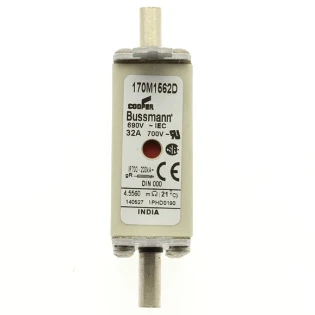 Eaton - HRC zekering - FUSE 32A 690V gR DIN 000 HSDNH 170M1562D 2232924