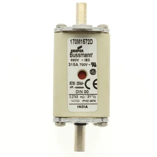 Eaton - HRC zekering - FUSE 315A 690V aR DIN 00 HSDNH 170M1572D 2232960