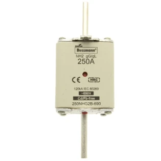 Eaton - Smeltpatroon (mes) - NH FUSE 250A 500V gG SIZE 2 DUAL IN 250NHG2B 2238694