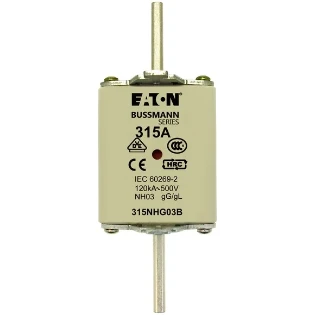 Eaton - Smeltpatroon (mes) - NH FUSE 315A 500V GG/GL SIZE 03 315NHG03B 2239315