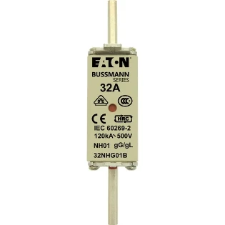 Eaton - Smeltpatroon (mes) - NH FUSE 32A 500V GG/GL SIZE 01 32NHG01B 2239562