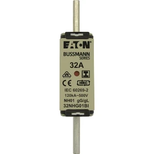 Eaton - Smeltpatroon (mes) - NH FUSE 32A 500V GL/GG SIZE 01 32NHG01BI 2239566