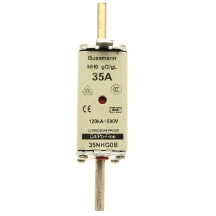 Eaton - Smeltpatroon (mes) - NH FUSE 35A 500V GG/GL SIZE 0 35NHG0B 2239743