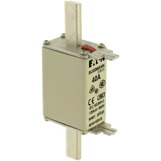 Eaton - Smeltpatroon (mes) - NH FUSE 40A 500V GG/GL SIZE 01 40NHG01B 2240047