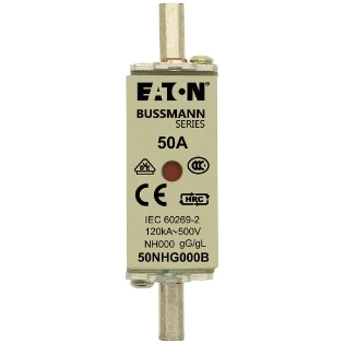 Eaton - Smeltpatroon (mes) - NH FUSE 50AMP 500V SIZE 000 GG MGL 50NHG000B 2240358