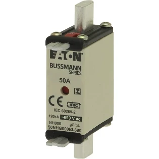 Eaton - Smeltpatroon (mes) - NH FUSE 50AMP 690V SIZE 000 GG IMGL 50NHG000BI-690 2240371